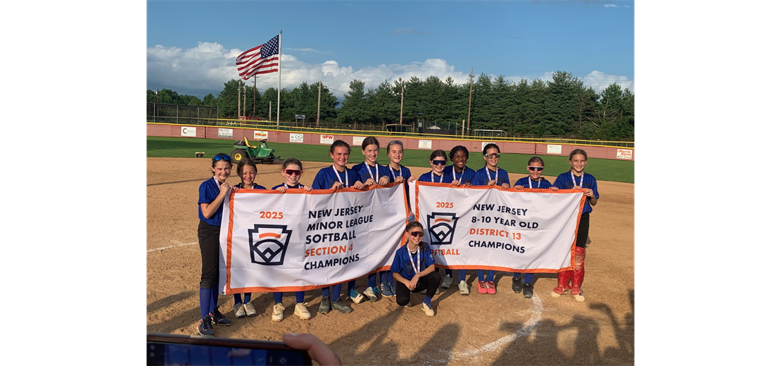 Cherry Hill Atlantic are the 2025 10U SB section 4 Champions!